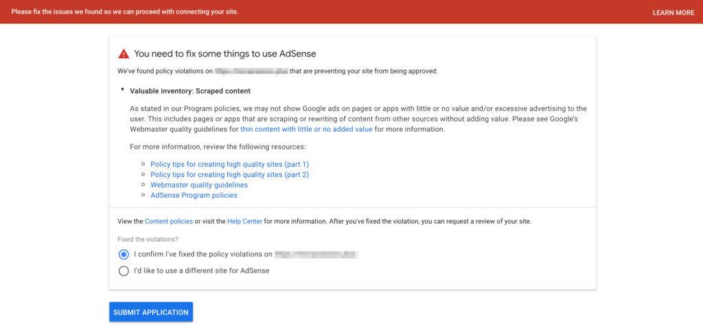 Lessons From Getting My AdSense Application Rejected Twice